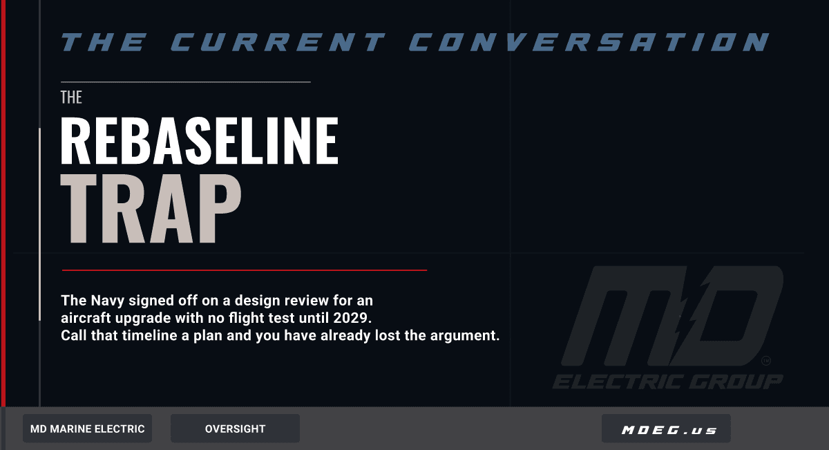 REBASELINE TRAP: The Current Conversation cover